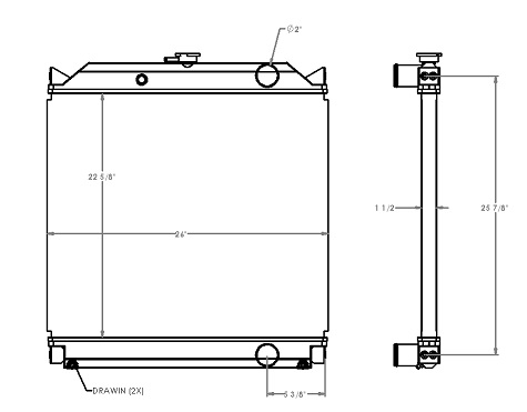 451261 - Airman Compressor Radiator Radiator