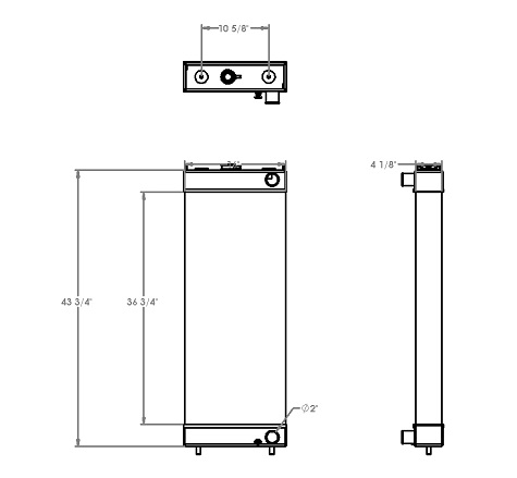 451264 - Komatsu PC138USLC-10 Radiator Radiator