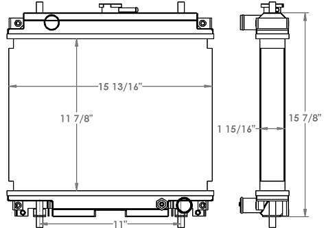 451265 - Altec DB35 Radiator Radiator