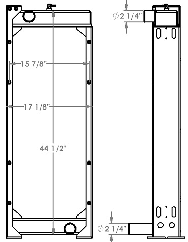 451273 - John Deere Radiator Radiator