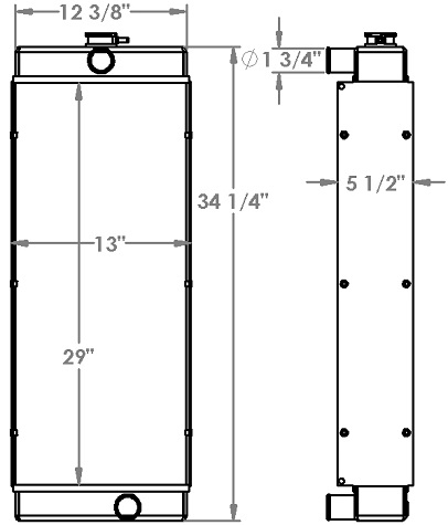 451276 - Sullair Radiator Radiator