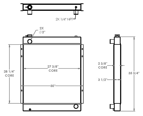 451277 - Generac Radiator Radiator