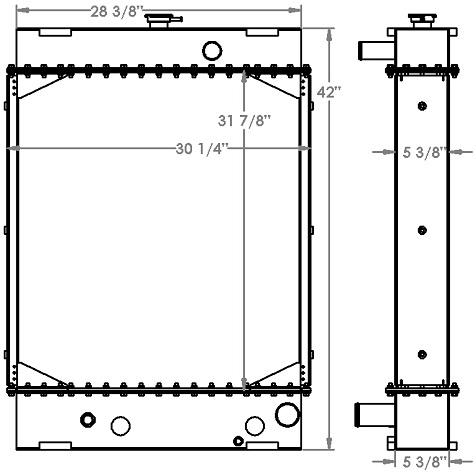 451278 - Hyundai 740-3 Radiator Radiator