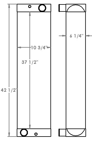 451282 - Caterpillar D6K Radiator Radiator