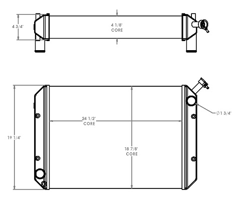 451286 - Toro Groundsmaster 5900D Radiator Radiator