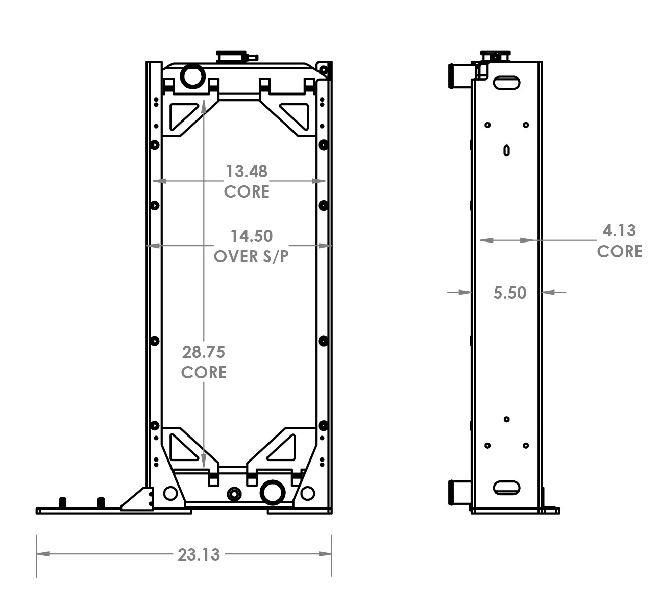 451291 - John Deere 450H Radiator Radiator