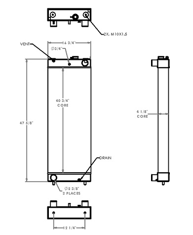 451292 - Komatsu PC350LC-8 Radiator Radiator