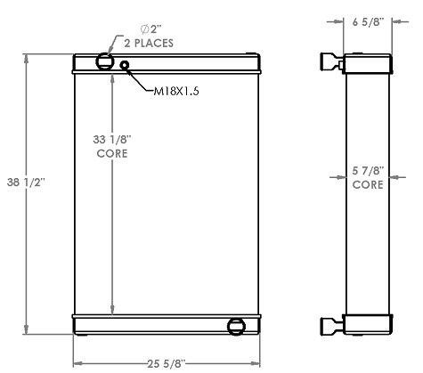 451294 - Volvo L90E Radiator Radiator