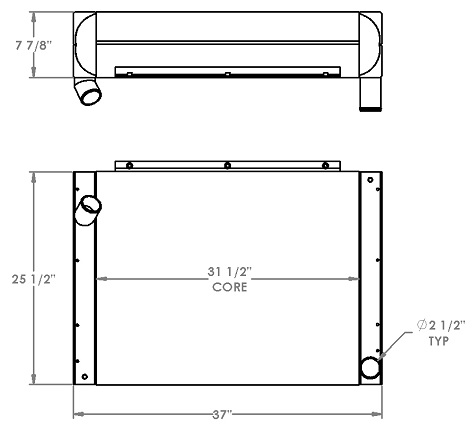 451297 - Fire Truck Radiator Radiator