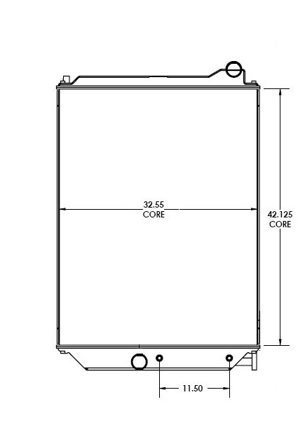 451301 - Caterpillar CT660 Truck C67 MaxxForce 15L Radiator