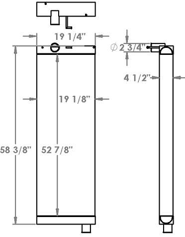 451303 - Atlas Copco Radiator Radiator