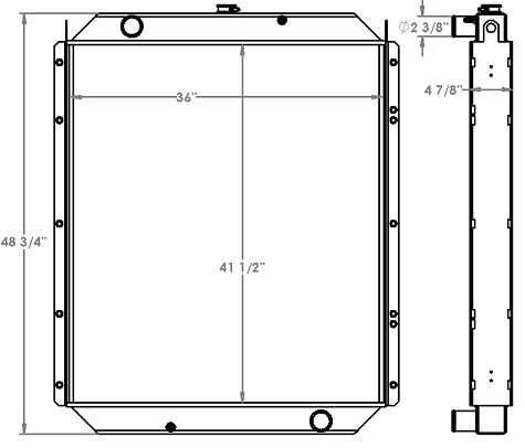 451310 - Komatsu PC600LC-6A Radiator Radiator