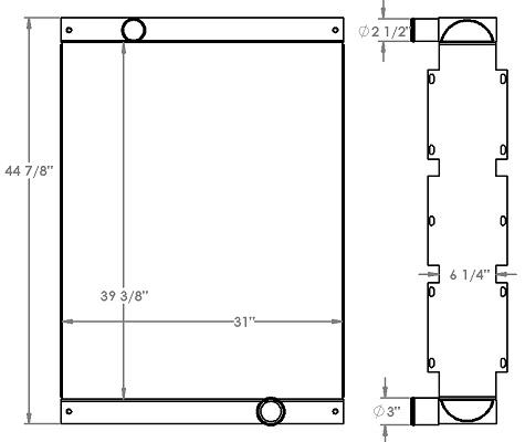 451323 - Caterpillar RM500 Radiator Radiator