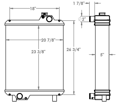 451339 - New Holland Radiator Radiator