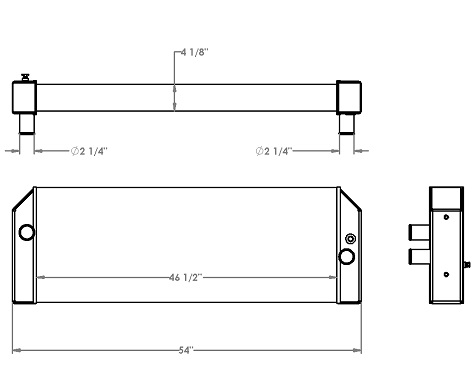 451342 - Caterpillar 324E Radiator Radiator