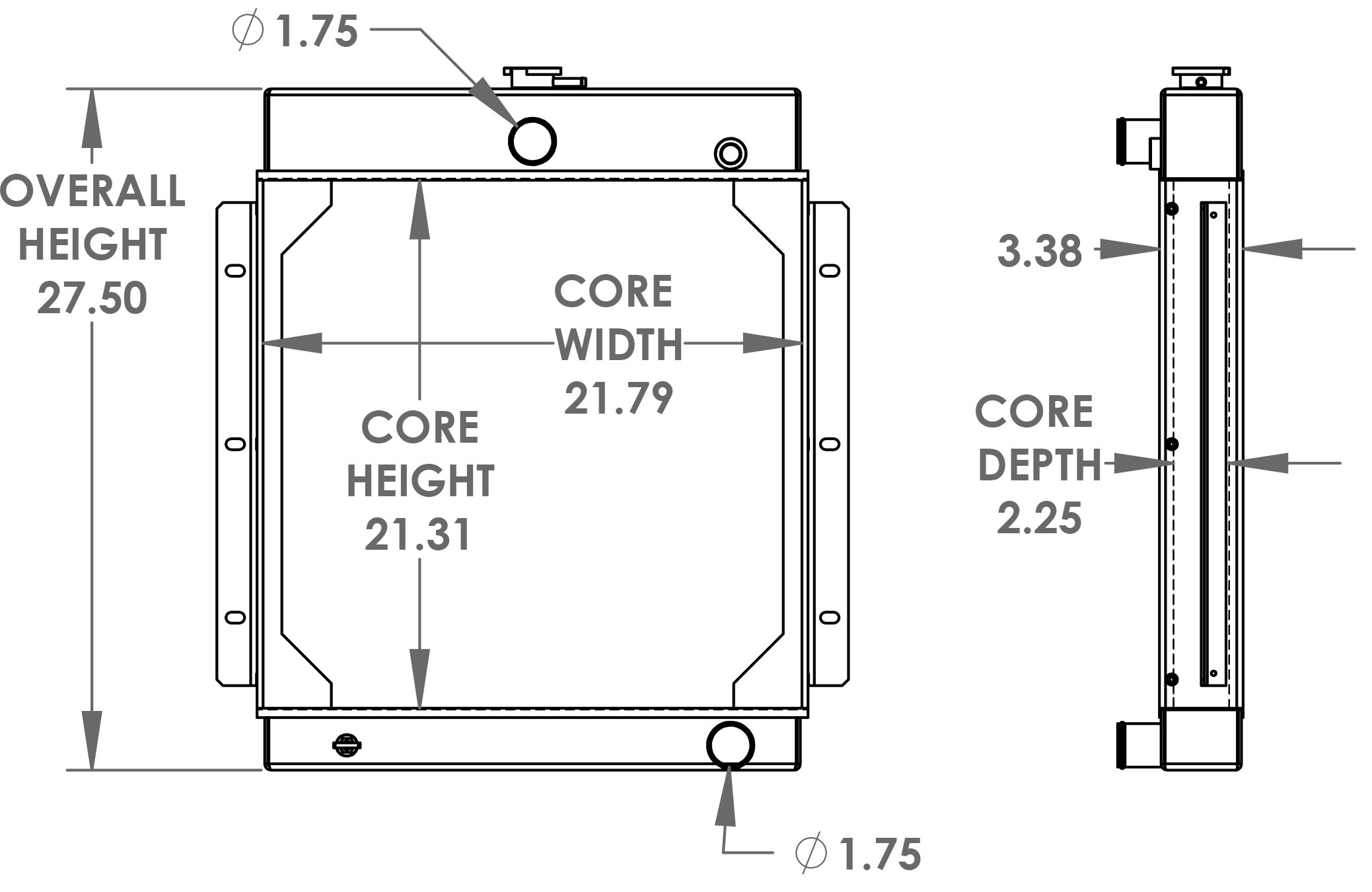 451343 - Generator Radiator Radiator