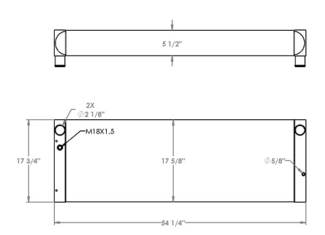 451359 - Caterpillar 973 Loader Radiator Radiator