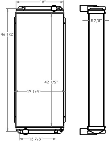 451367 - Hyundai HL960 Radiator Radiator