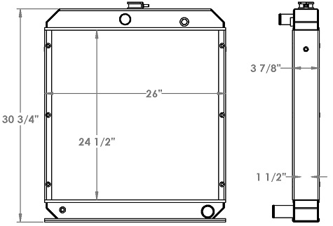 451369 - Elliott Magnetek Radiator Radiator