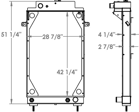 451372 - 2004 Seagrave Pumper Radiator Radiator