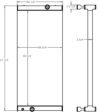 451378 - Bearward Generator Radiator Radiator