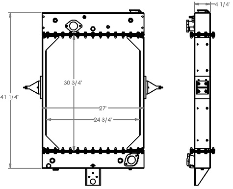 451389 - Ottawa Yard Truck Radiator Radiator