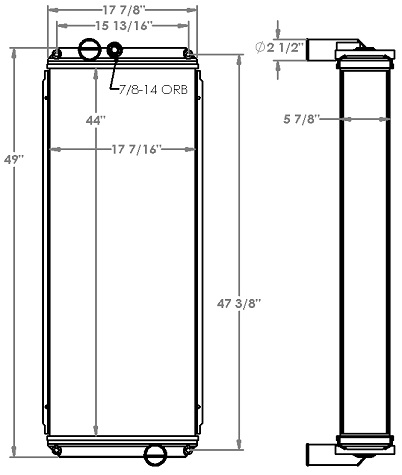 451392 - Caterpillar 980K Radiator Radiator