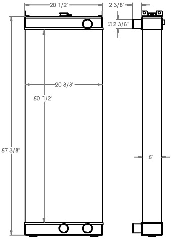 451399 - Komatsu WA470 Radiator Radiator