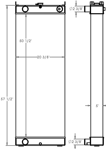 451400 - Komatsu WA470 Radiator Radiator