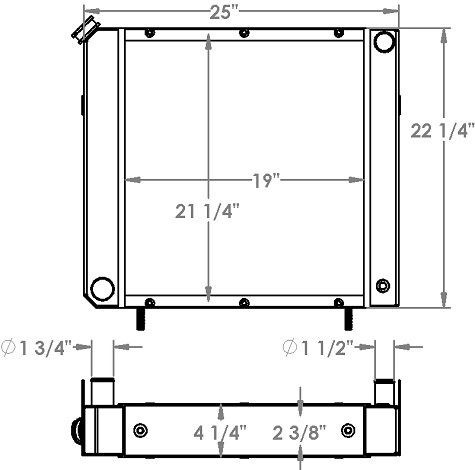 451402 - Lull Telehandler Radiator Radiator