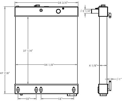 451412 - Komatsu WA420 Radiator Radiator