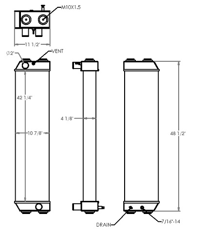 451419 - Caterpillar 320F Radiator Radiator