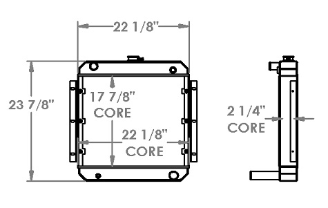 451444 - Milbank Generator Radiator