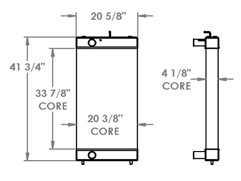 451450 - Komatsu HM400 Radiator Radiator