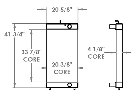 451451 - Komatsu HM400 Radiator Radiator