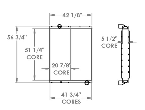 451452 - Peterson Asphalt Grinder Radiator Radiator