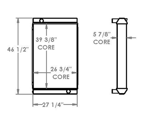 451459 - Hyundai HX520 Radiator Radiator