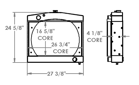 451462 - P&H Crane Radiator Radiator