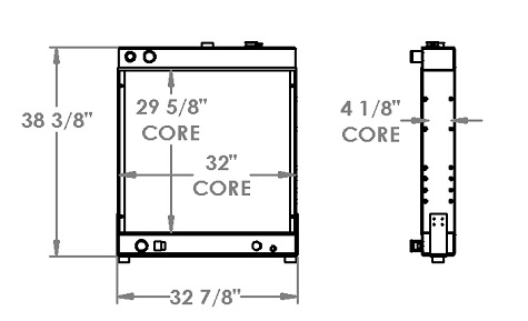 451463 - Caterpillar 924D Radiator Radiator