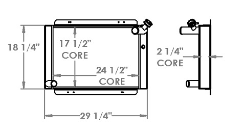 451464 - Mobile Generator Radiator Radiator