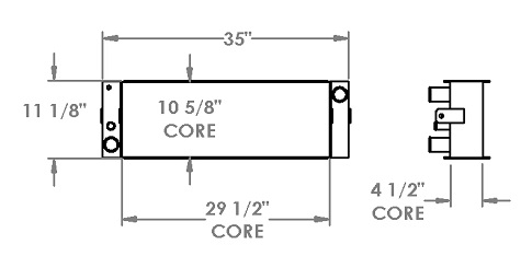 451469 - Gradall 421XL Rough Terrain Crane Radiator Radiator