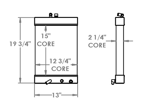 451475 - Customer Motorcycle Radiator Radiator