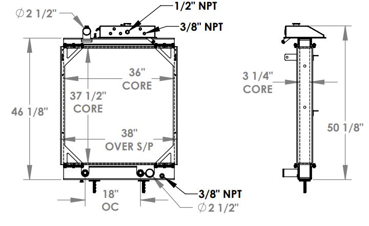 451476 - Fire Truck Radiator Radiator