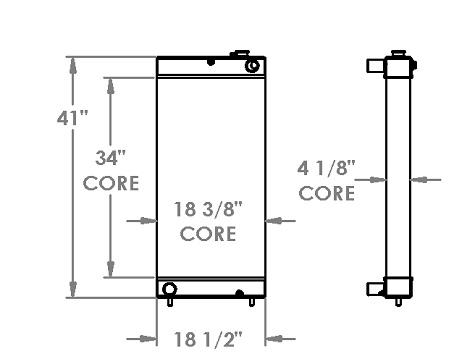 451480 - Doosan DX225LC-3 Radiator Radiator