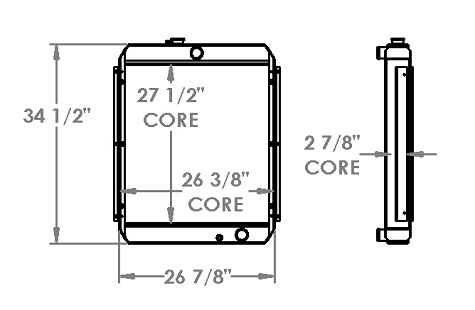 451482 - Multiquip Whisperwatt Generator Radiator Radiator