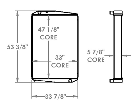 451485 - Volvo EC750EHR Radiator Radiator