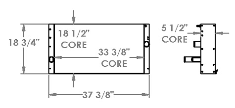 451494 - Volvo EC220E Radiator Radiator