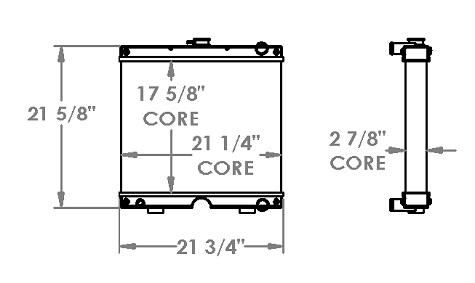 451496 - New Holland T4040 radiator Radiator