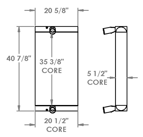 451498 - Garbage Compactor Radiator Radiator