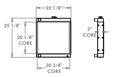 451501 - Altec Chipper Radiator Radiator